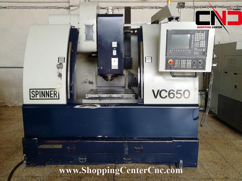 فرز سی ان سی سه محور Spinner vc650 ساخت المان